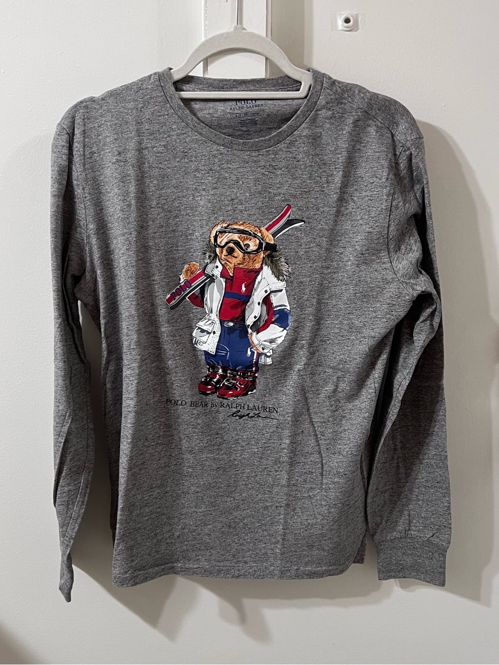 Polo by Ralph Lauren Polo Bear Ski Crewneck Tee wit